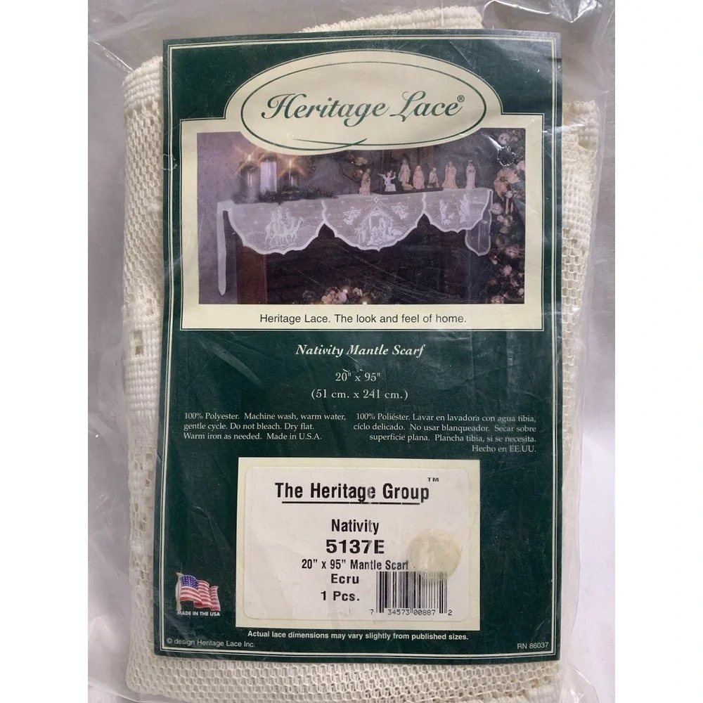 Nativity Scene Mantle Scarf by Heritage Lace 20X95